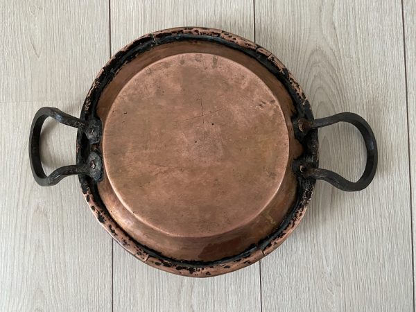 Koperen paella pan
