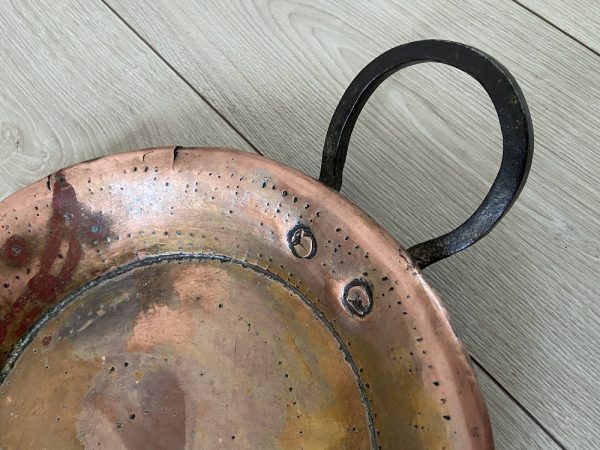 Koperen paella pan