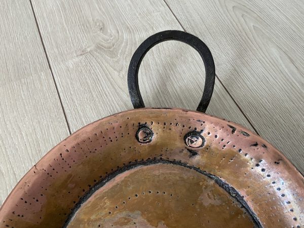 Koperen paella pan