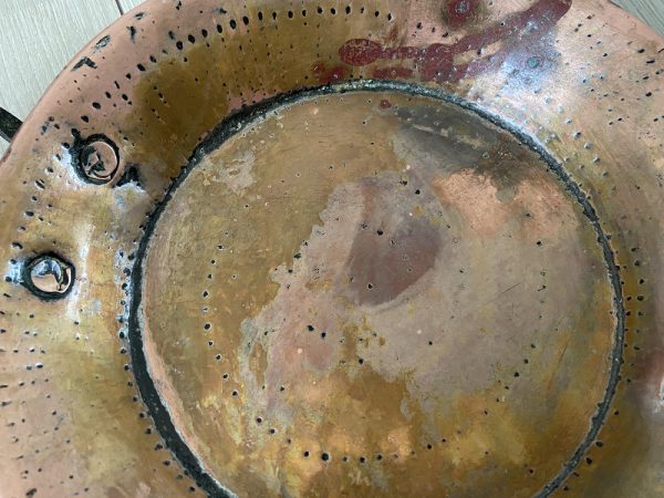 Koperen paella pan