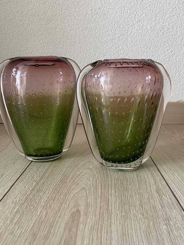 Murano glas in vorm van aardbei.