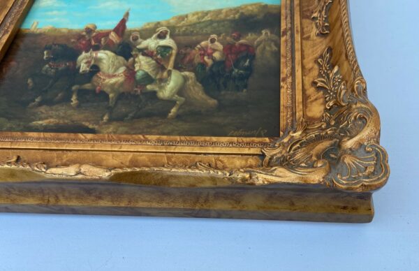 "LEBRUN" Arabische cavalerie ruiters.