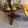 Empire tafel, mahonie gefineerd.