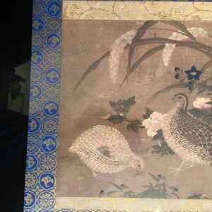 Kacho-ga schilderij met kwartels