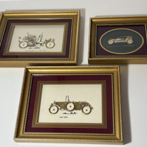 Drie steampunk kunstwerken