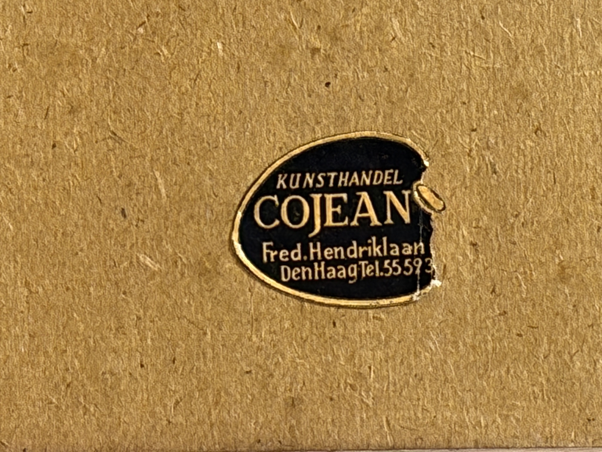 Gesigneerde aquarel H. Colomer – Frans dorpsplein in lijst - Afbeelding 7