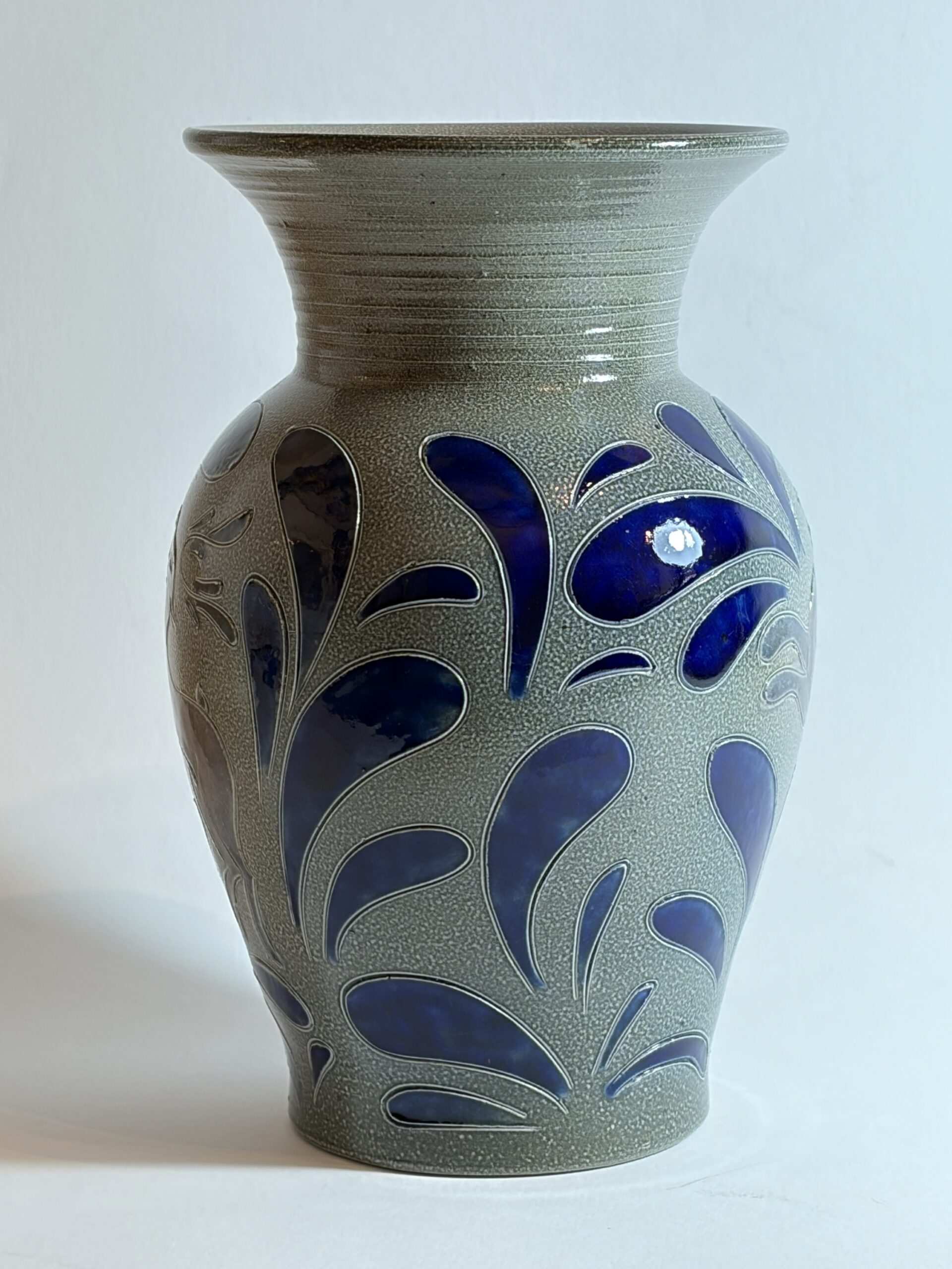 Duitse studio-keramiek vaas met haas – ca. 1970-1990 - Afbeelding 3