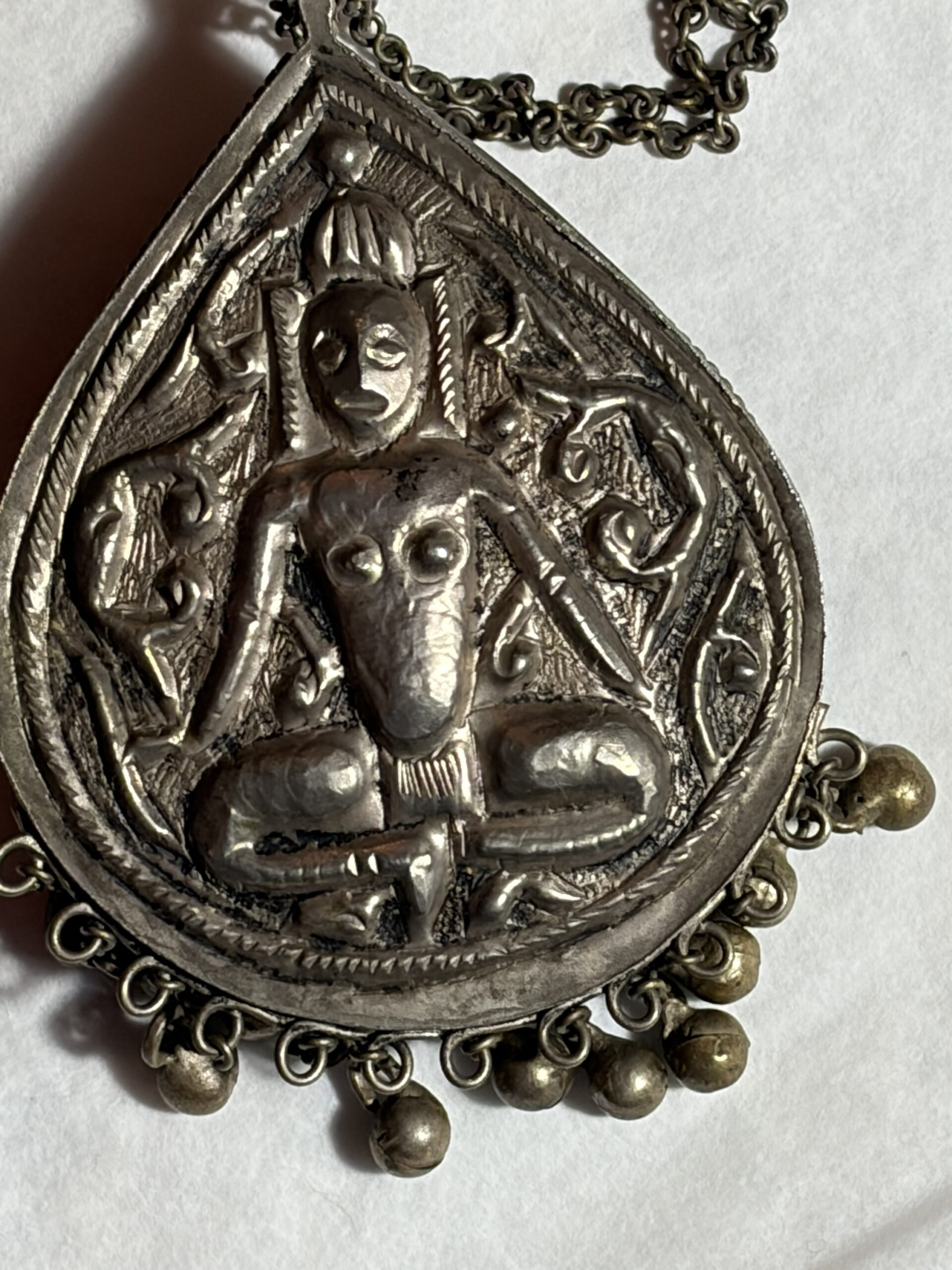 Antieke tribale hanger — Rajasthan/Noord-India, dubbelzijdig - Afbeelding 10