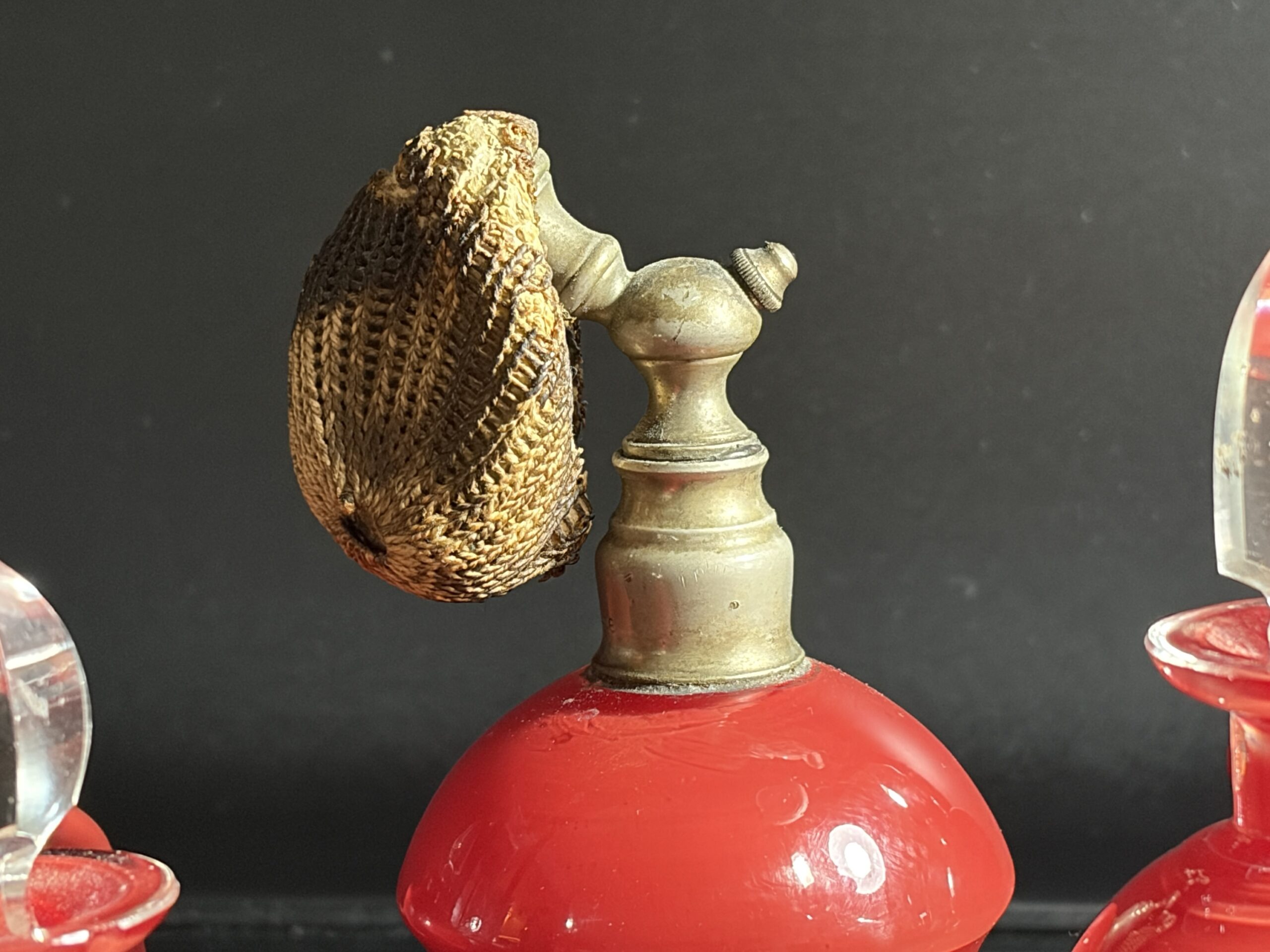Prachtige set van 5 antieke glazen parfumflessen – Jaren 1920-1930 - Afbeelding 2