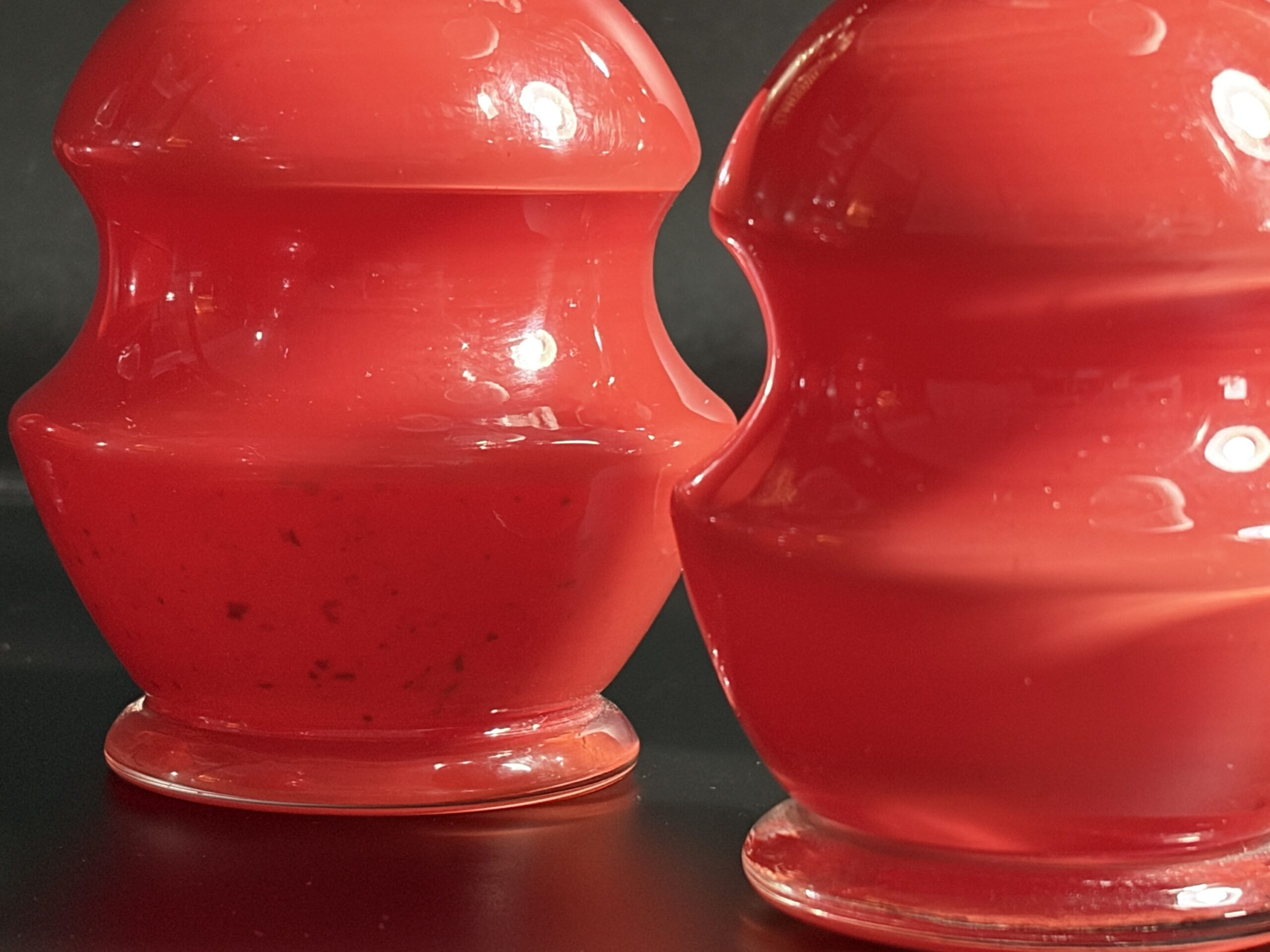 Prachtige set van 5 antieke glazen parfumflessen – Jaren 1920-1930 - Afbeelding 6