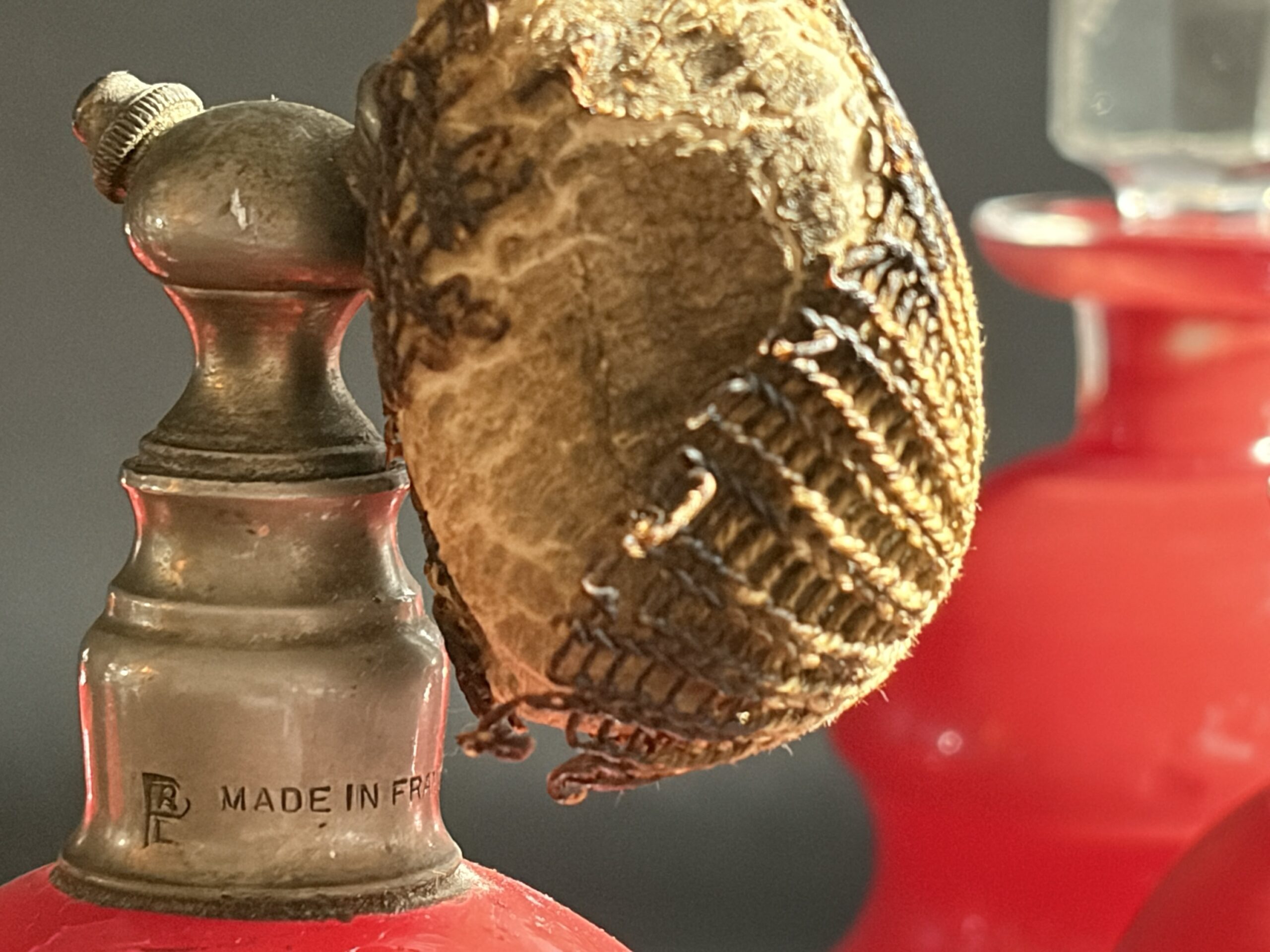 Prachtige set van 5 antieke glazen parfumflessen – Jaren 1920-1930 - Afbeelding 8