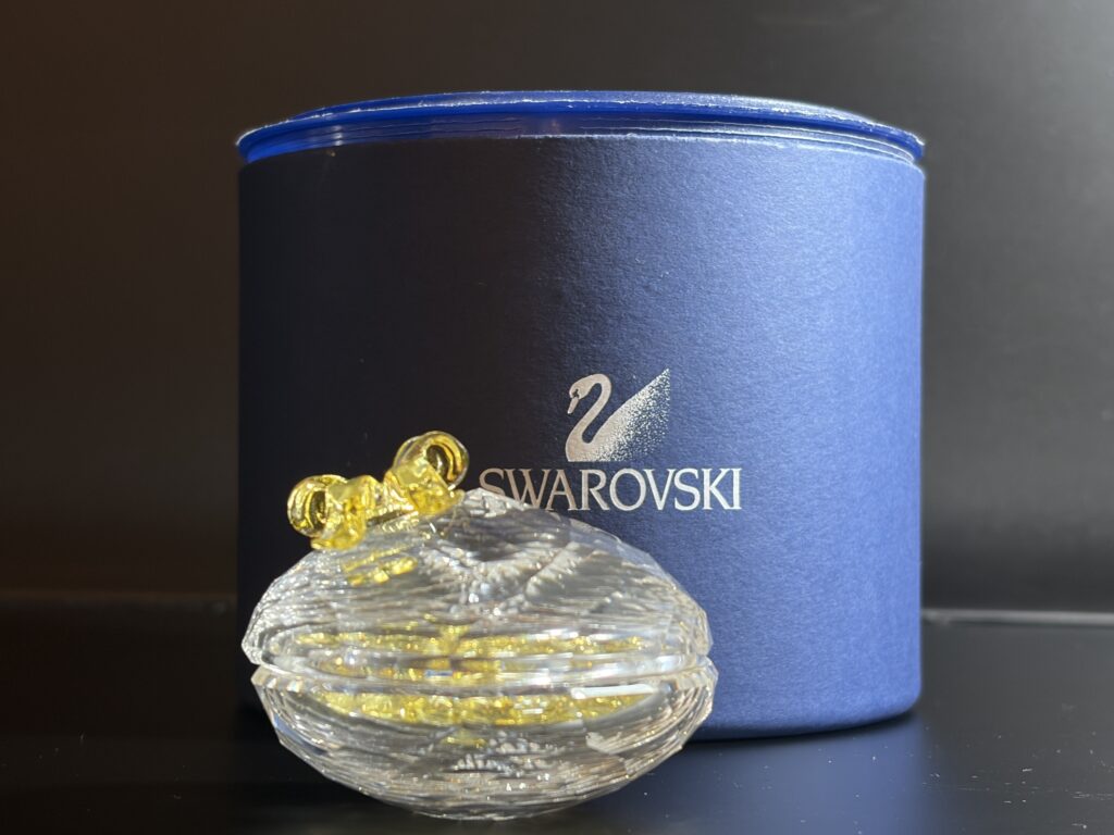 Prachtig Swarovski Kristallen Hart – Vol met Fonkelende Gele Hartjes!